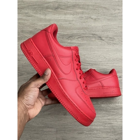 Nike Other - Size 12- Nike Air Force 1 Low Triple Red CW6999-600